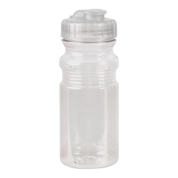 USA Made 20oz Translucent Sport Water Bottle With Snap Cap Thumbnail