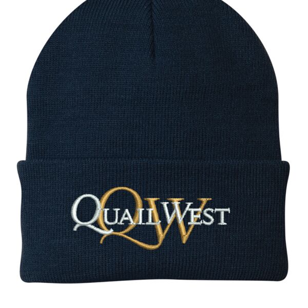 Quail West Golf Club Winter Beanie Knit Cap Thumbnail