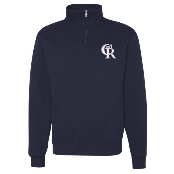 Coakley Russo Jerzee Men Half Zip Up - Navy Thumbnail