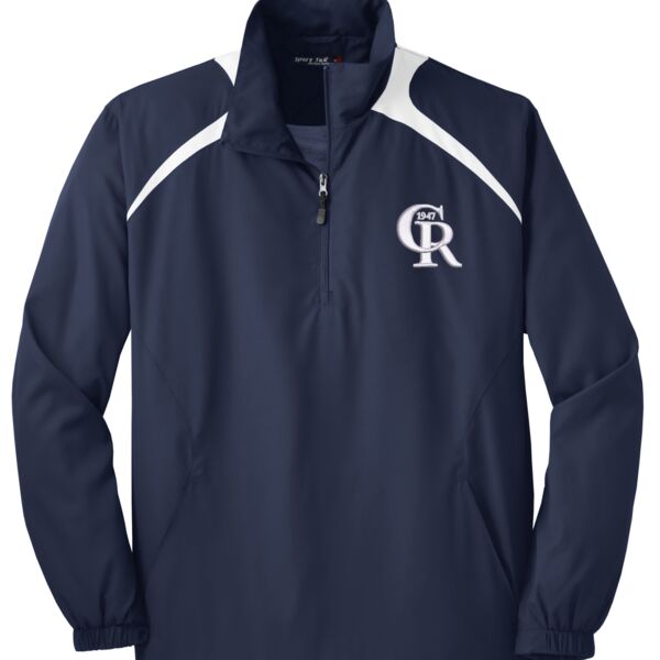 Coakley Russo Jerzee Half zip Wind Shirt - Navy Thumbnail